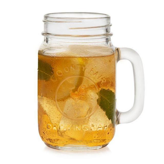 Libbey Glass - Libbey® Glass Country Fair Drinking Jars in Clear (Set of 12)