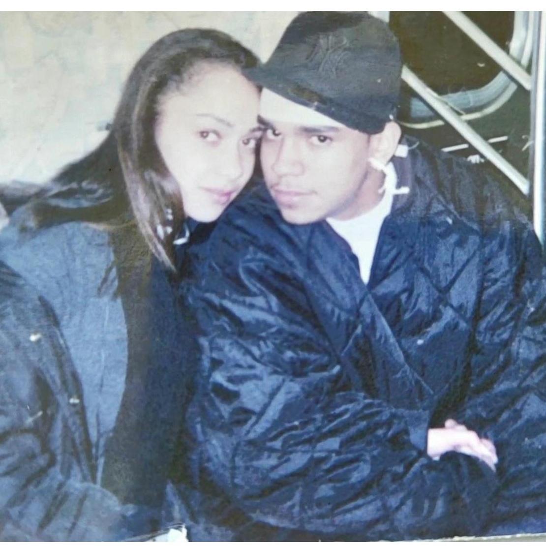 Our first pic together 12/2003. We were kids!! Lol