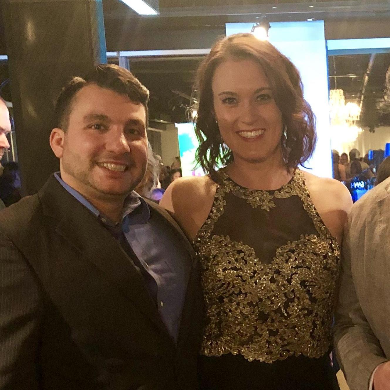 ALS fundraiser, we got to dress up and be fancy for an evening