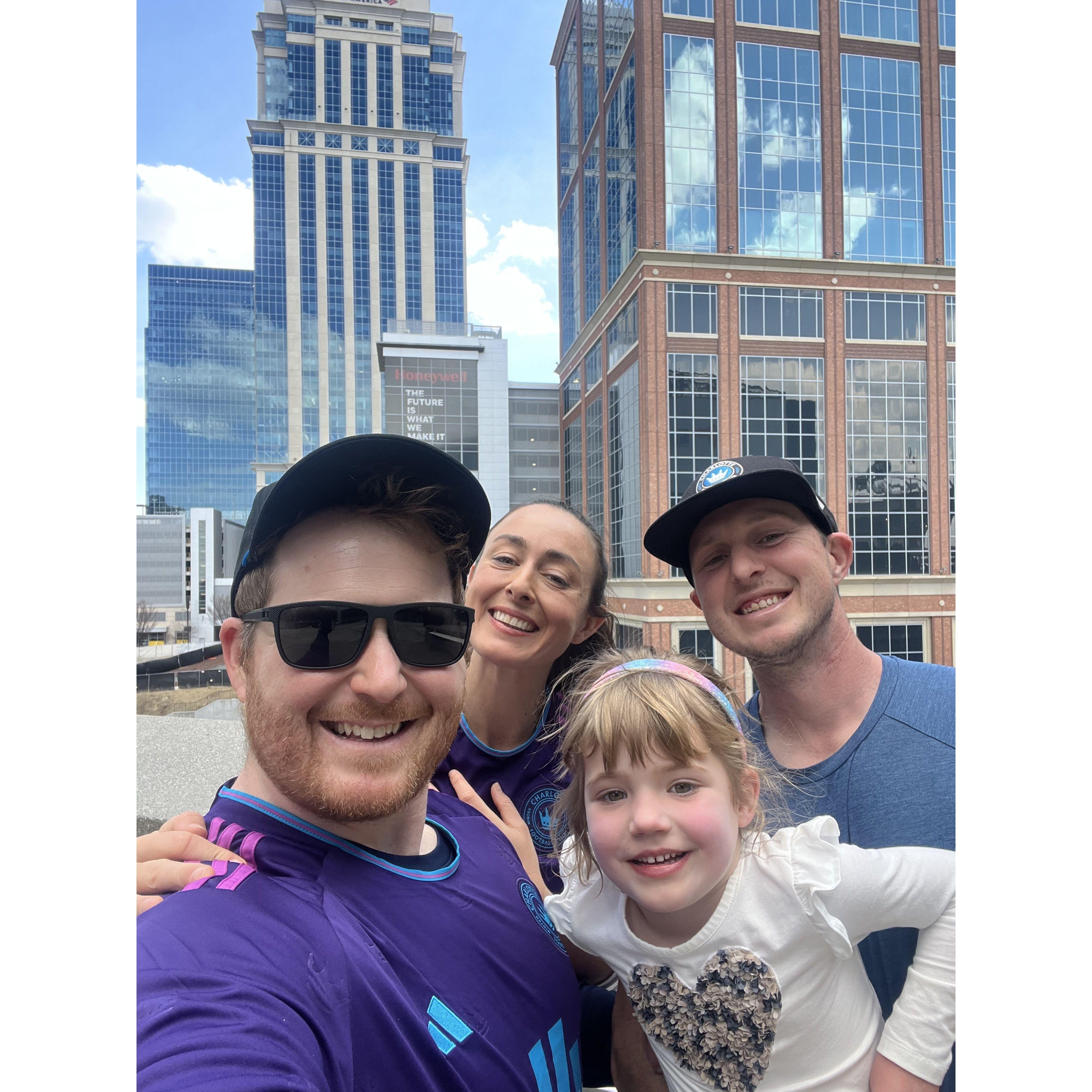 watching Charlotte FC- almost win