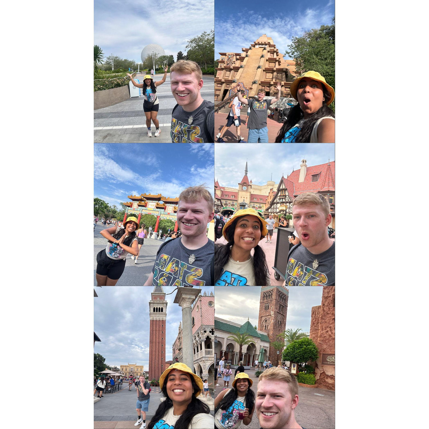 We had the best time traveling "around the world on Disney"
