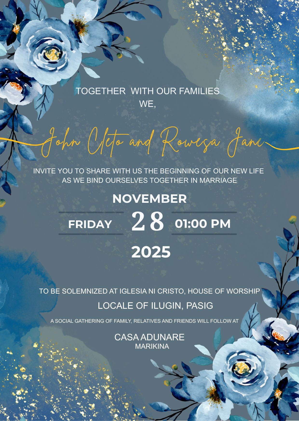The Wedding Website of JC Ogatis and Wesa Vince Cruz