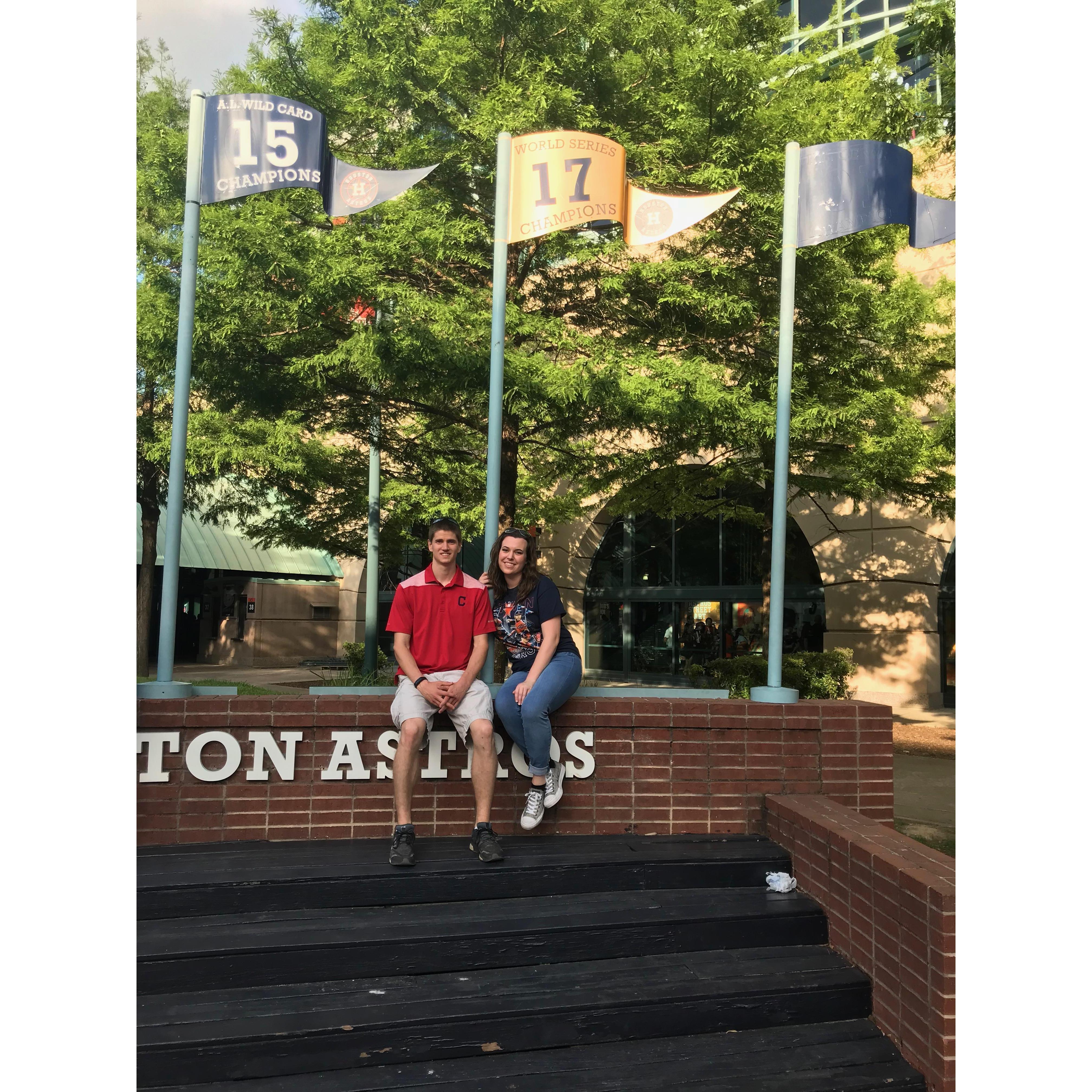 Houston Astros vs. Cleveland Indians game in Houston, TX | May 2018