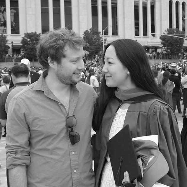 At Emily's Masters Program graduation from NYU (NYC, May 2014)