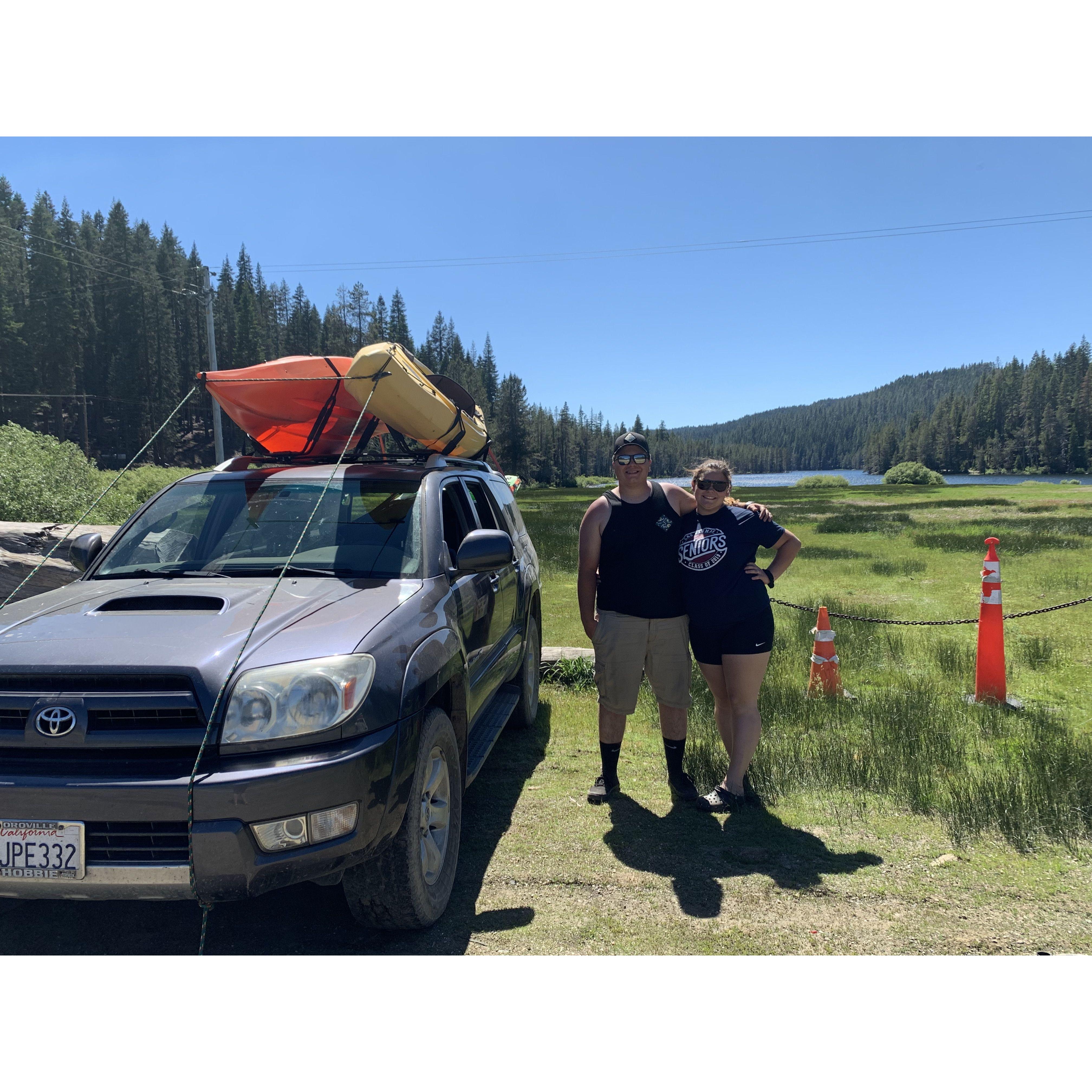 A fun day kayaking at Bucks Lake