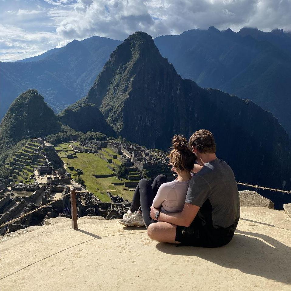 Hiking Machu Picchu! One of the most memorable moments of our lives.