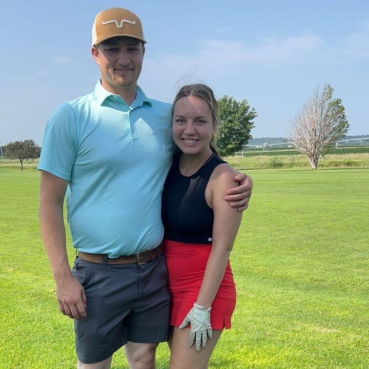 July 27, 2024: Couple's first golf tournament together!