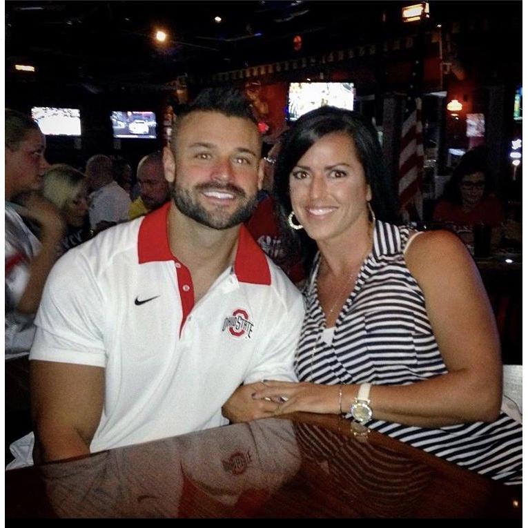 Our first picture ever taken together when we first started dating in 2016