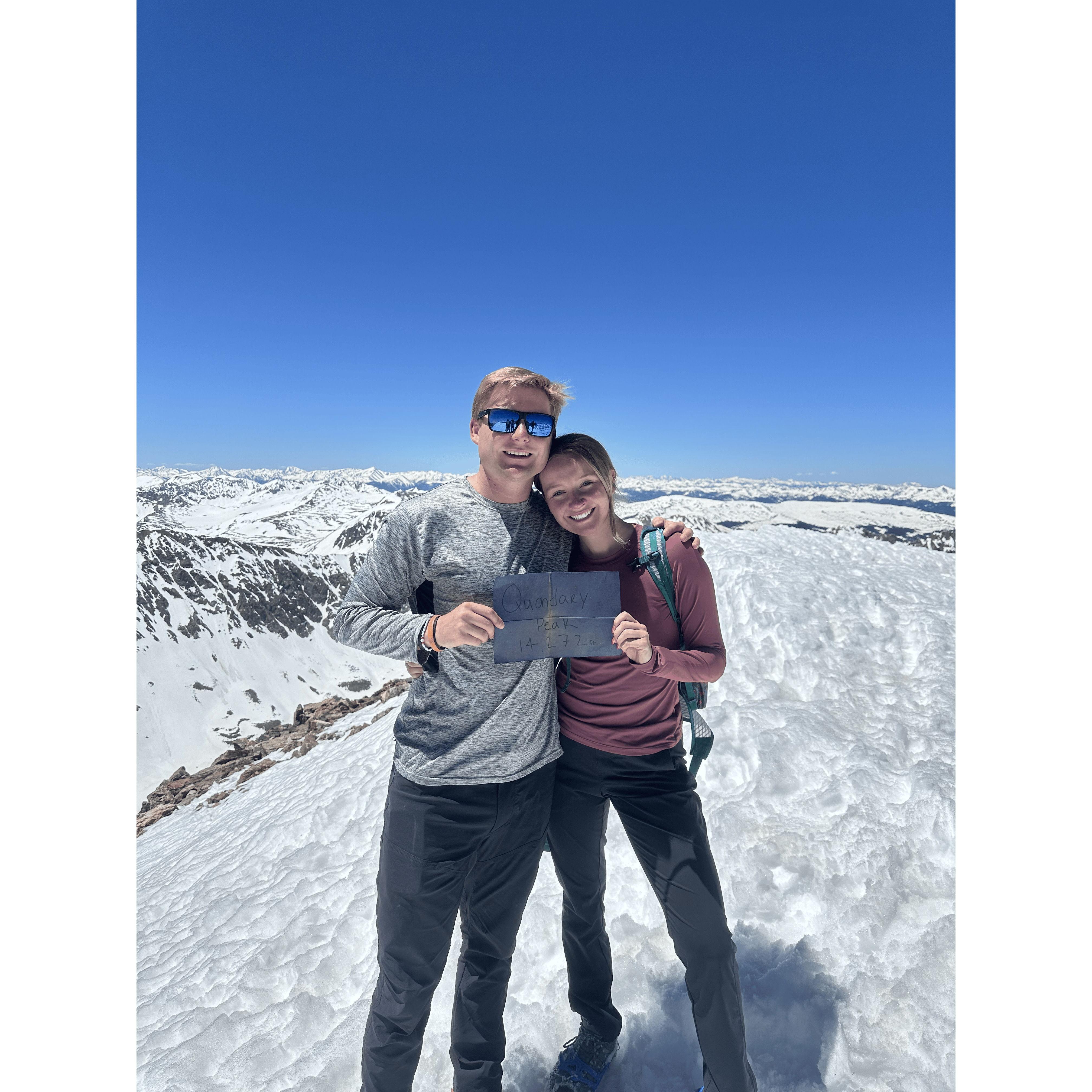 Vacations and 14er hiking