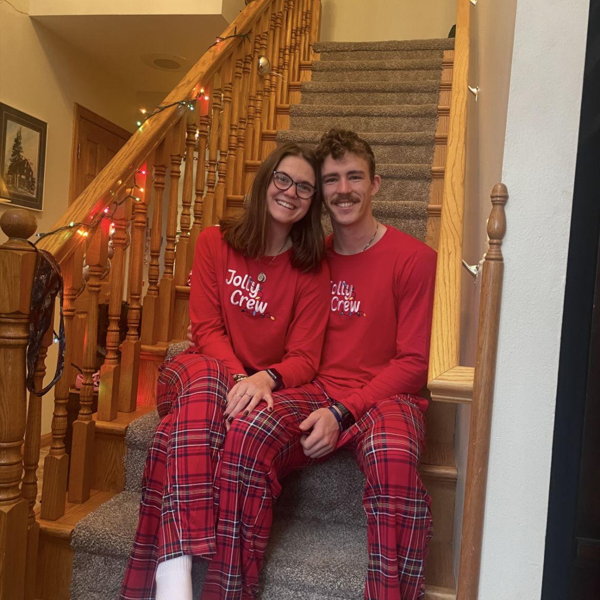 Isaac and Morgan's second Christmas together!