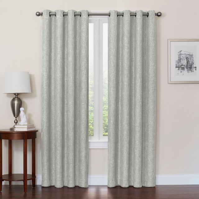 Quinn 84-Inch Grommet 100% Blackout Window Curtain Panel in Jadestone (Single)
