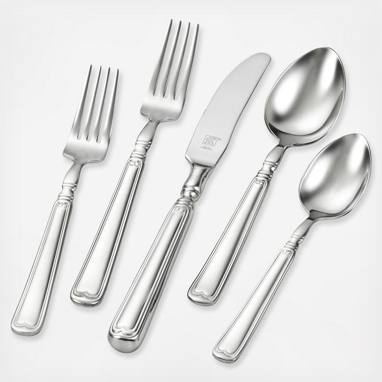 ZWILLING, Vintage 1876 Stainless Steel 23-Piece Flatware Set