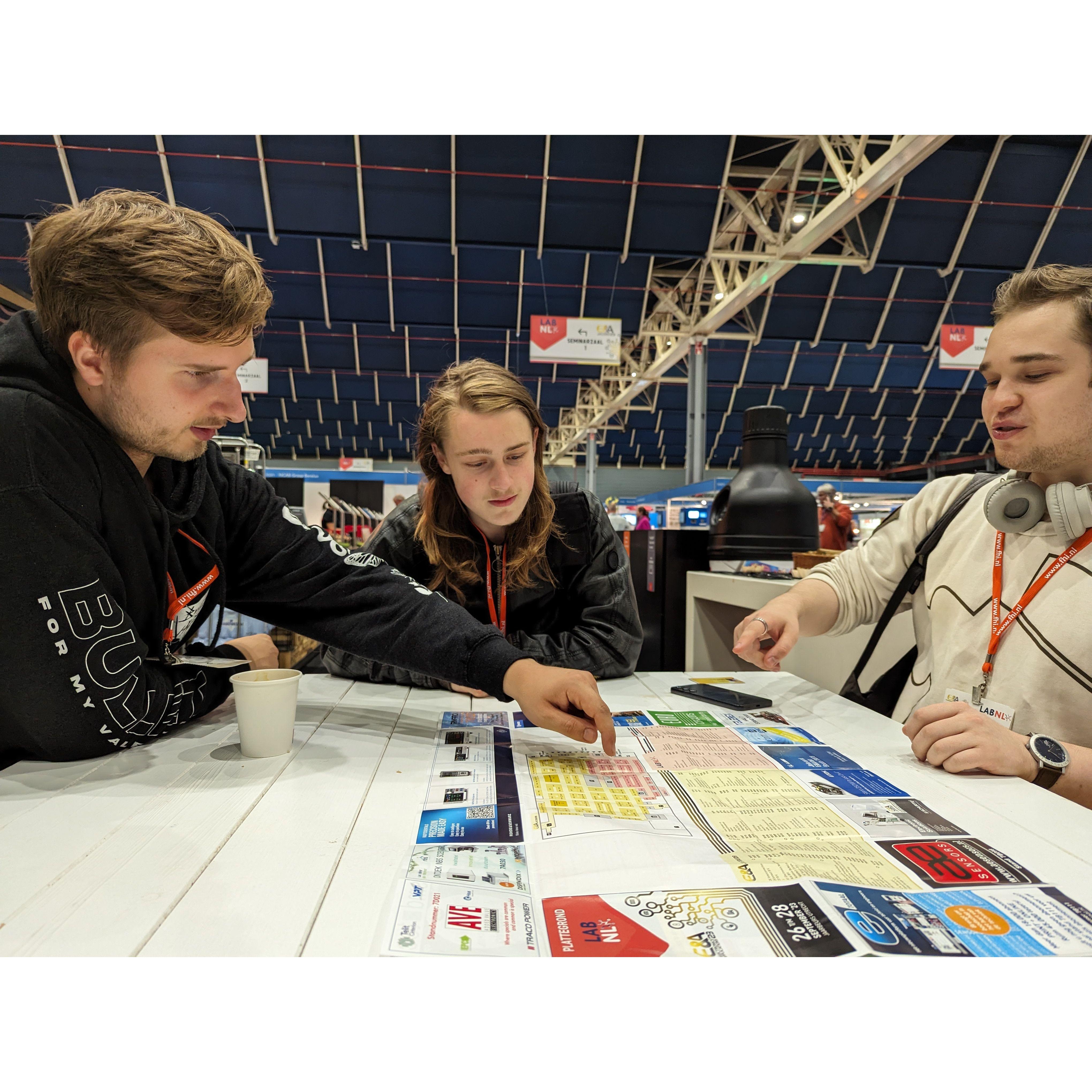 Science fair Cass took photos of the boys at. Ramon, Quinten, Denis