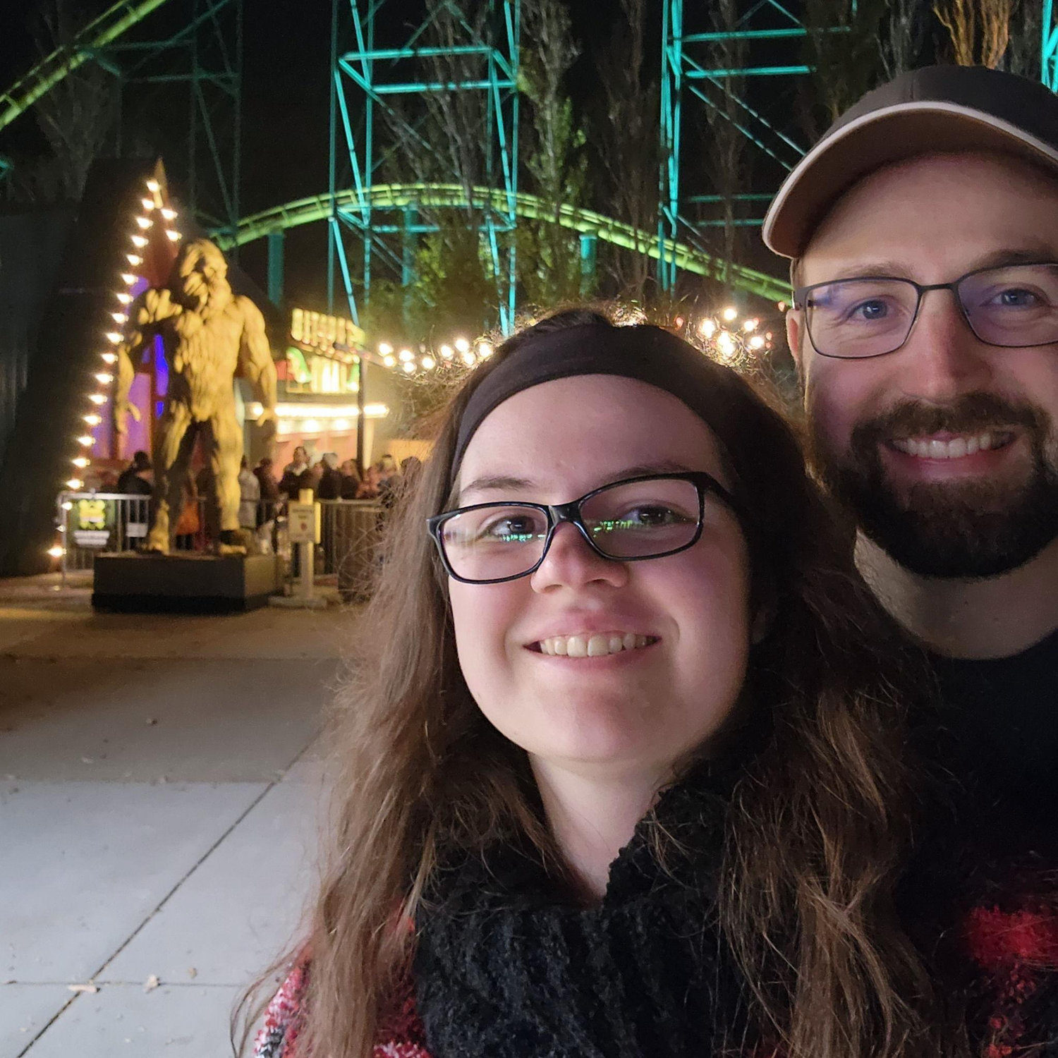 Her birthday at ValleyScare