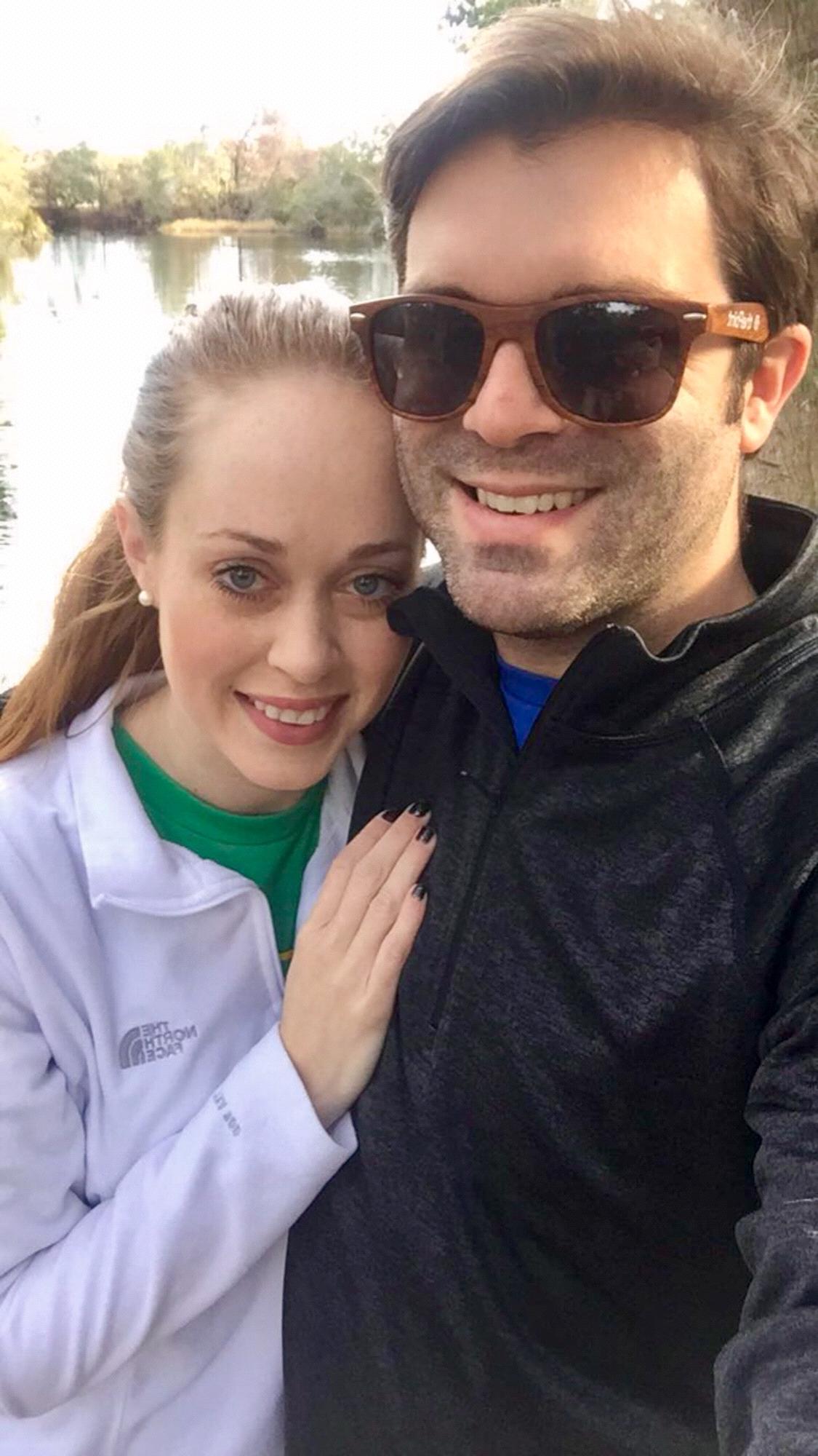 2017- Orlando, FL - Hiking about 6 miles together on the weekend.