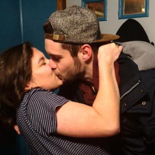 Megan surprised David in Minnesota for Christmas 2015.