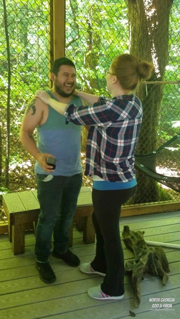 His reaction when I screamed, “I’M GONNA MARRY YOU SO HARD!!”