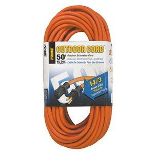Outdoor Orange Extension Cord - 50 Feet