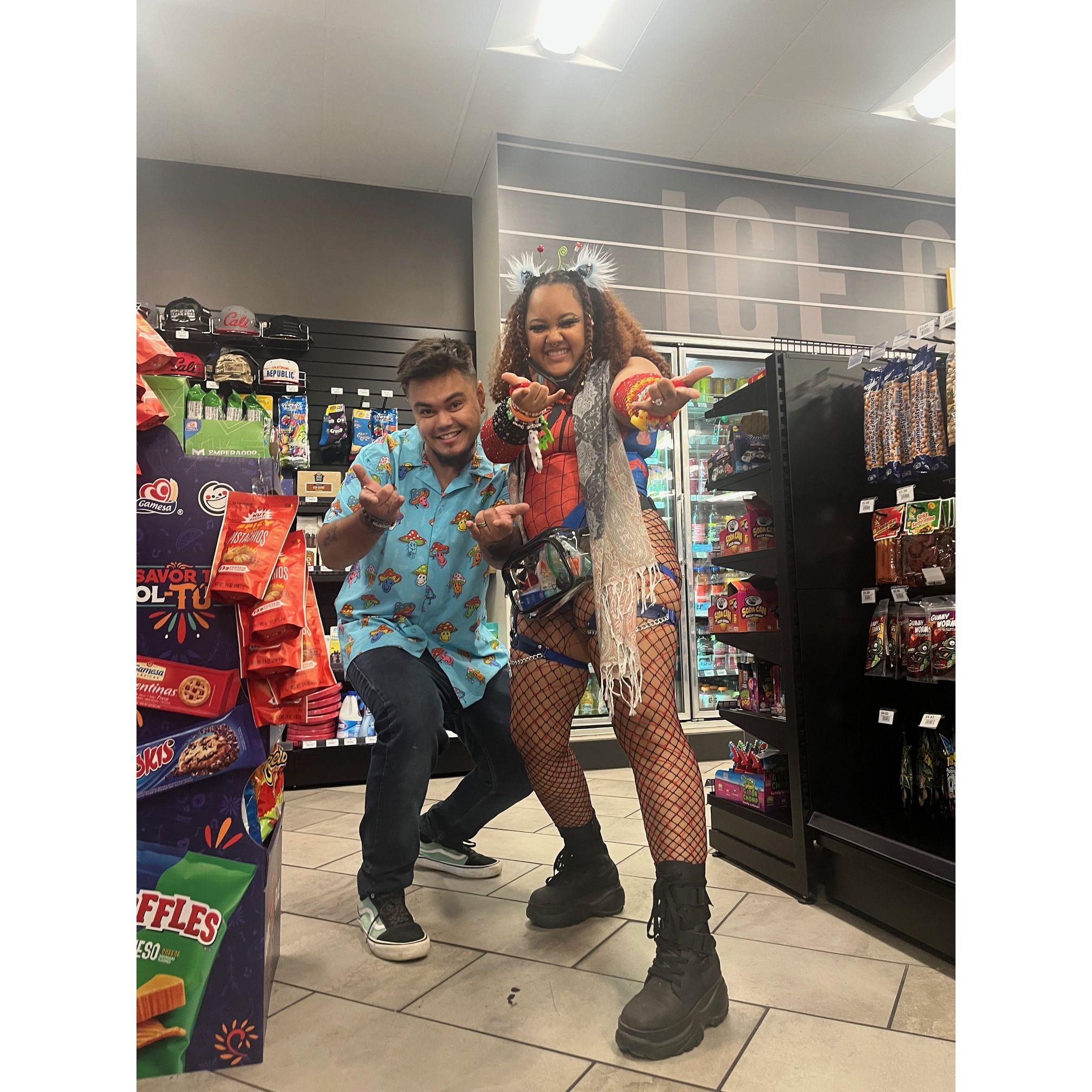 There is never a dull moment where we aren't goofing around with each other