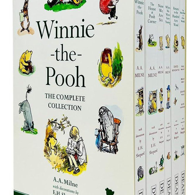 Winnie-the-Pooh The Complete Fiction Collection 6 Books Box Set
