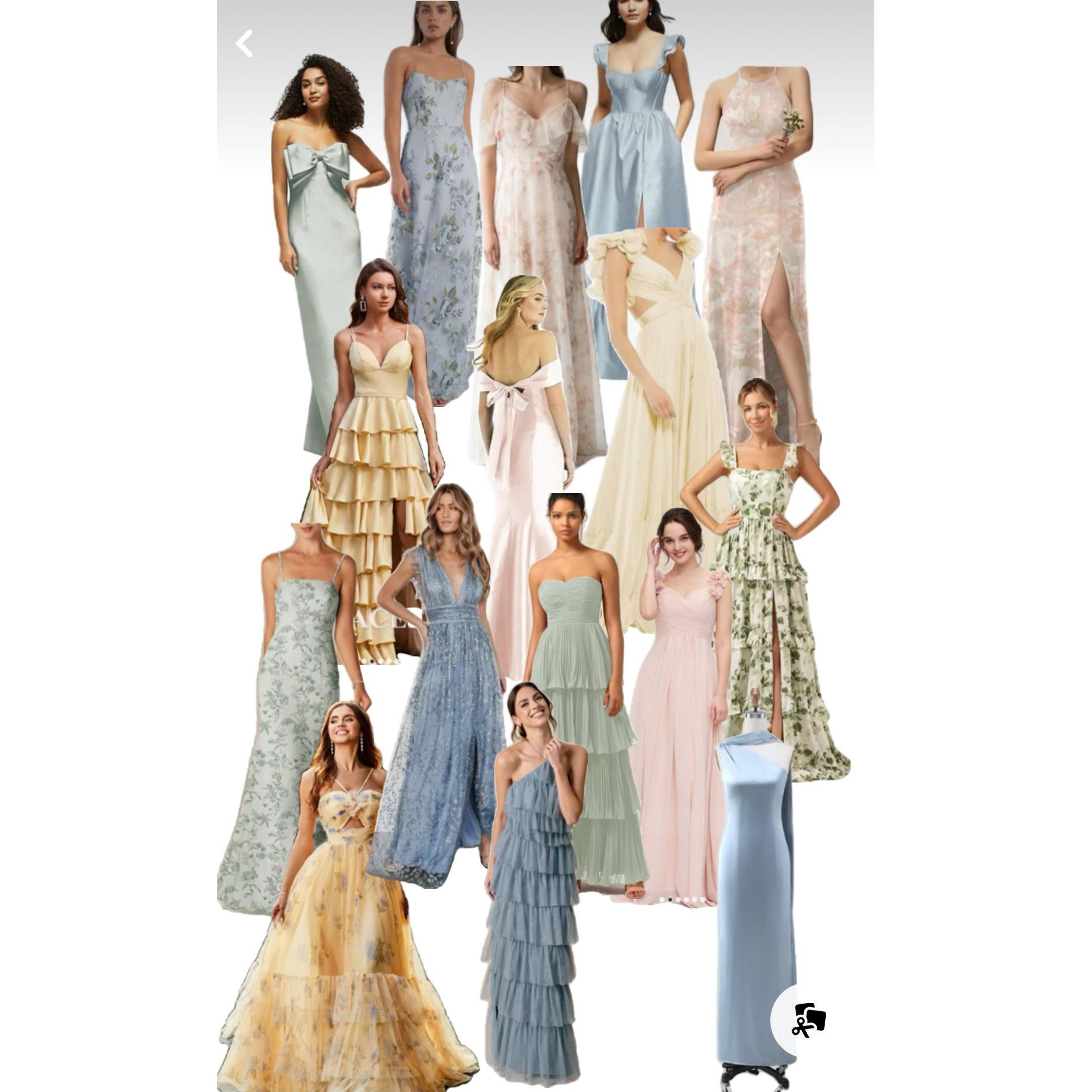 Plain or Floral Pastels