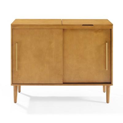 Everett Media Console - Crosley color mahogany