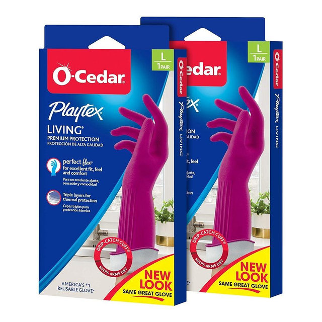 PLAYTEX PROTECTIVE_GLOVE Playtex Living Reuseable Rubber Cleaning Gloves Variation