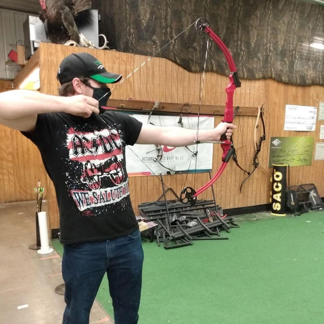 Trying new things: archery