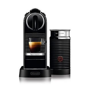 Nespresso® by Delonghi CitiZ Espresso Maker Bundle with Aeroccino Frother in Black
