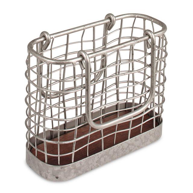 Spectrum™ Heritage Galvanized Metal Napkin Holder