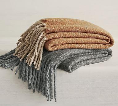 Hayes Twill Faux Mohair Throws