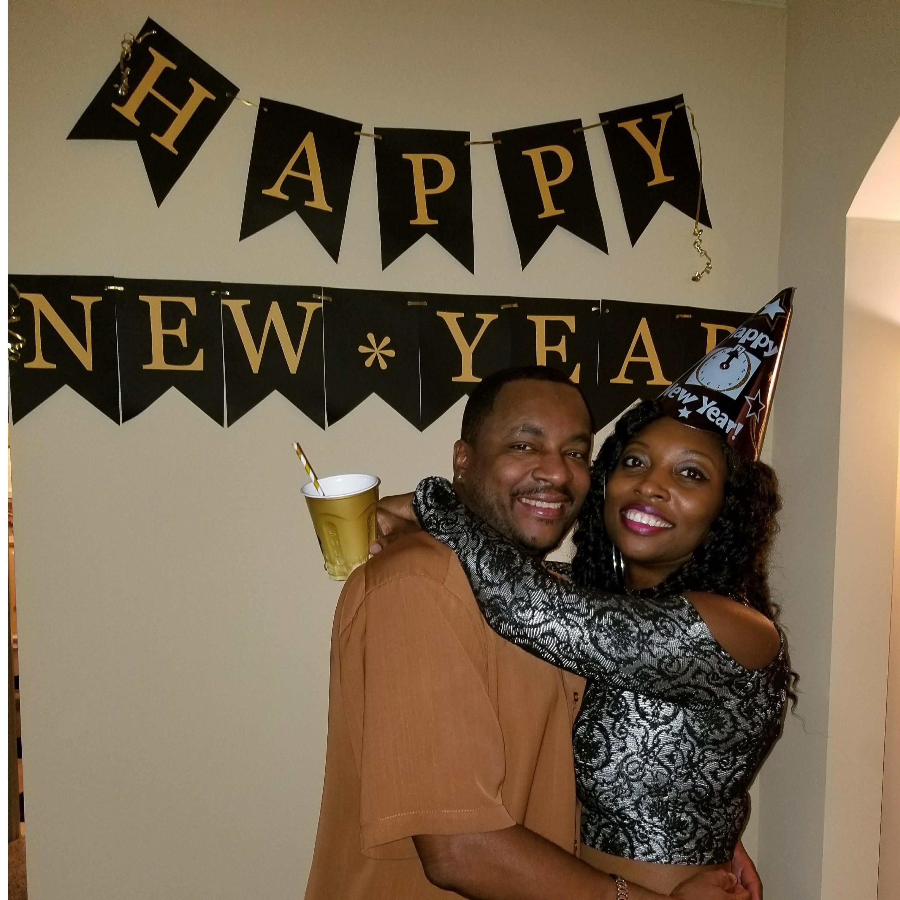 2018 New Year's Eve Party at The Wright's.