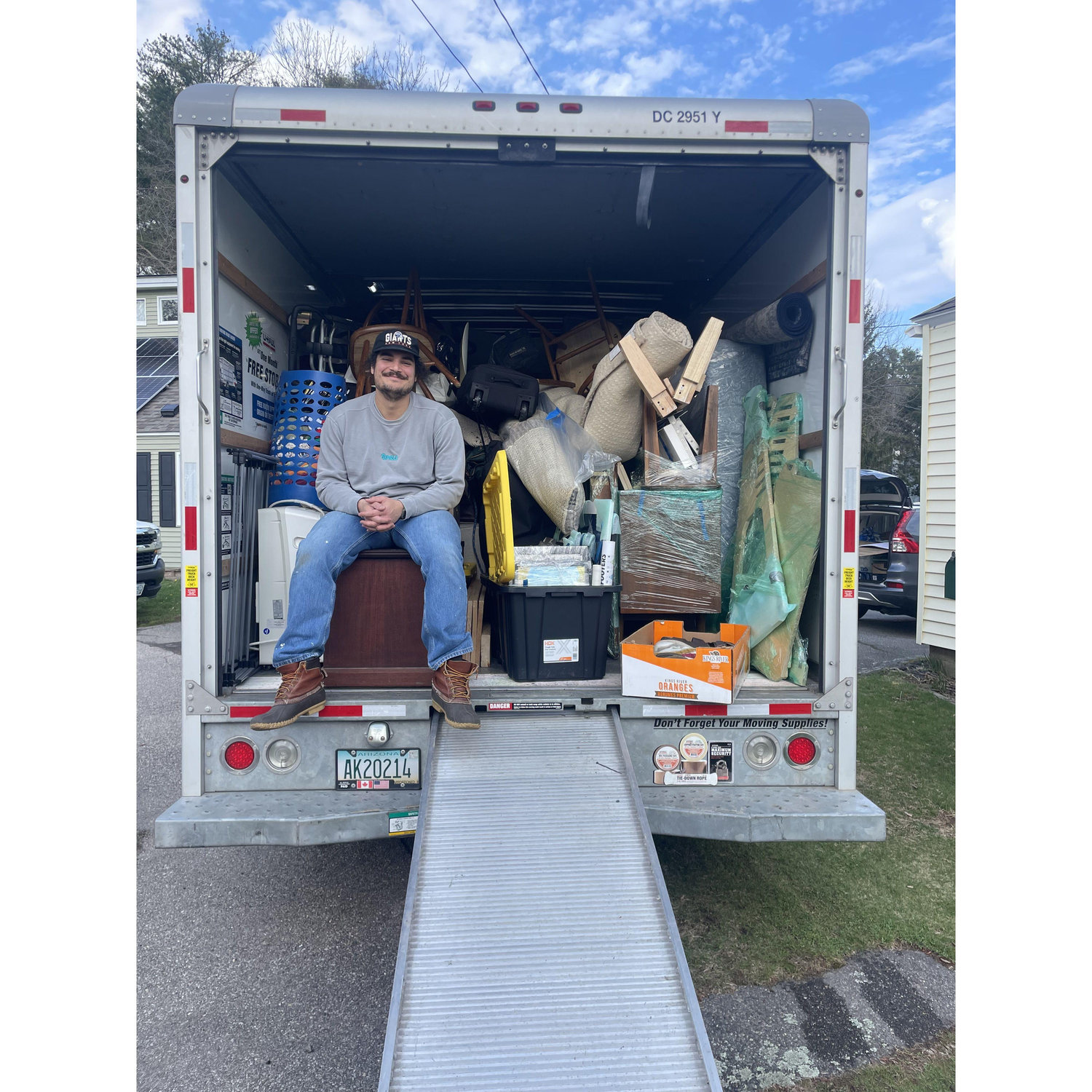 Moving day in Kittery, ME! April 2024
