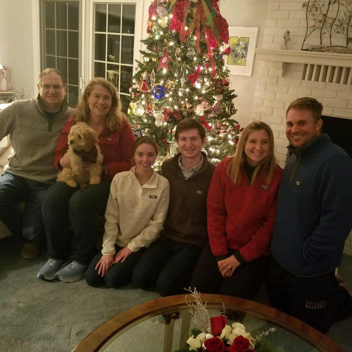 Whitehead Christmas family photo
