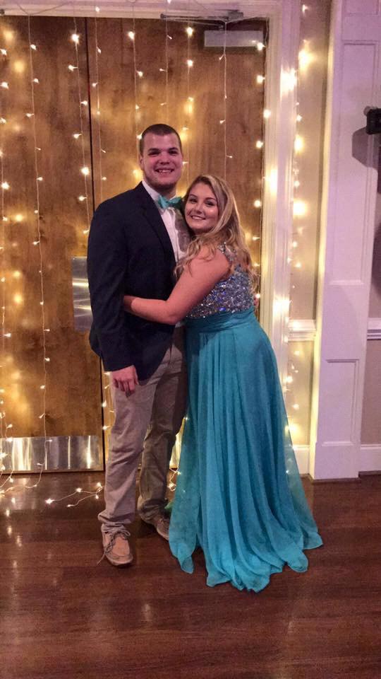 Sorority formal | Aiken, 2017. Can’t you tell how much Austin loved going to these?!