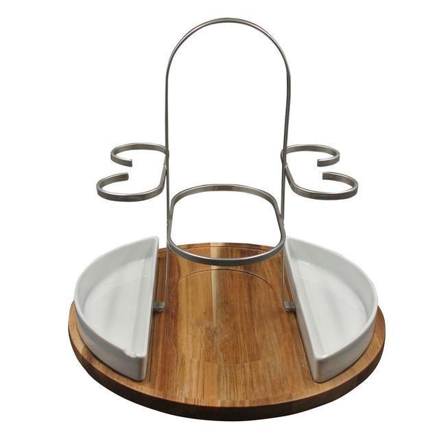 Our Table™ Hayden Wine & Cheese Caddy in White