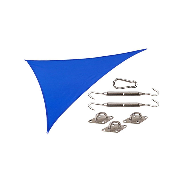 12' Coolhaven Shade Sail Kit Right Triangle - Sapphire - Coolaroo