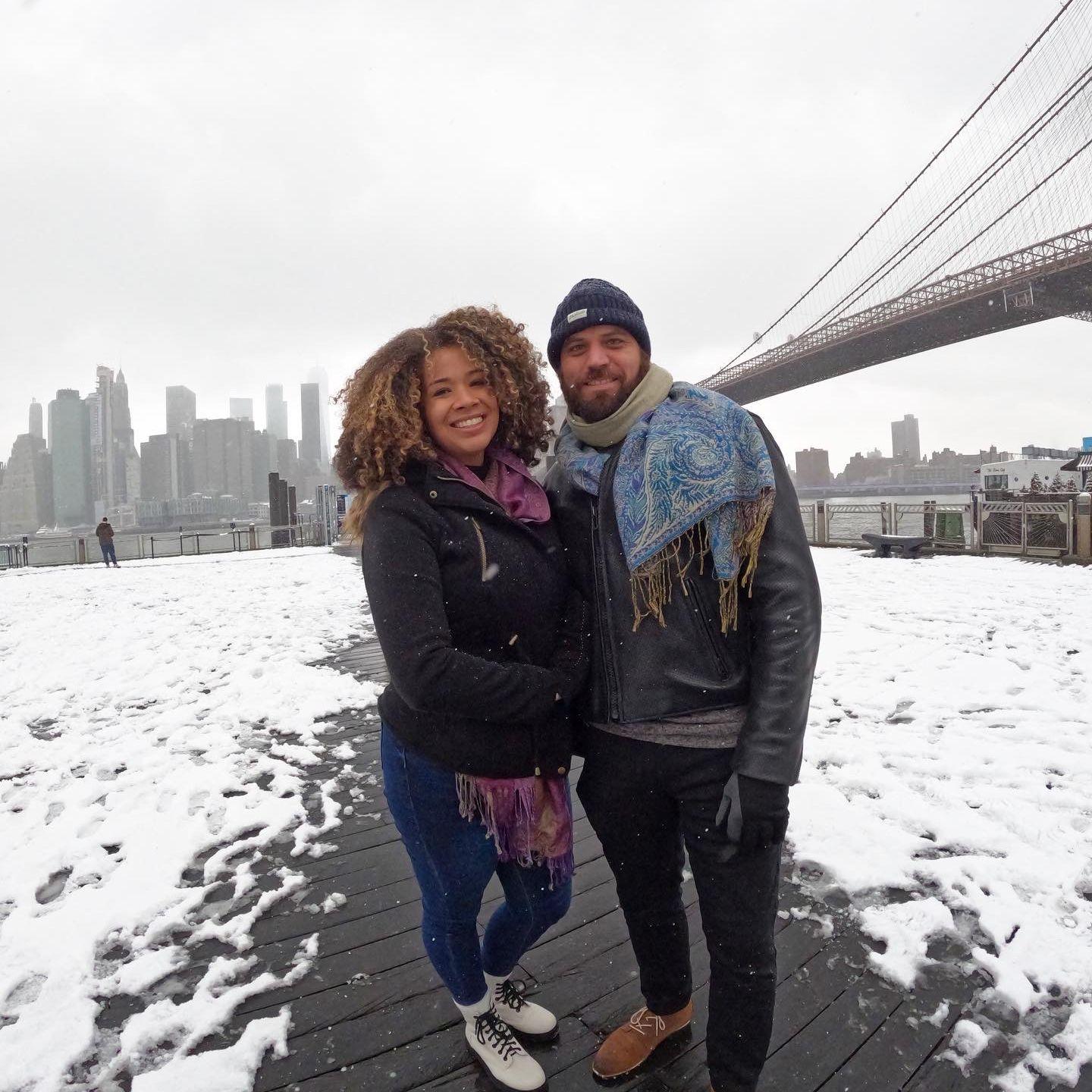 A snowy day in Brooklyn, NY!