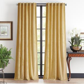Wave Embossed Curtain Panel, Set of 2