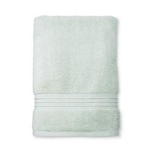 Spa Solid Bath Towel Gray Mint - Fieldcrest®