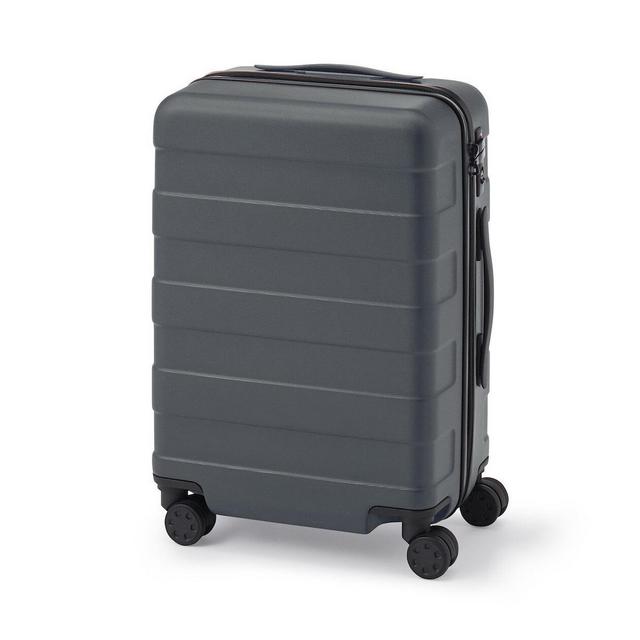 Adjustable Handle Hard Carry Suitcase 36L (Navy)