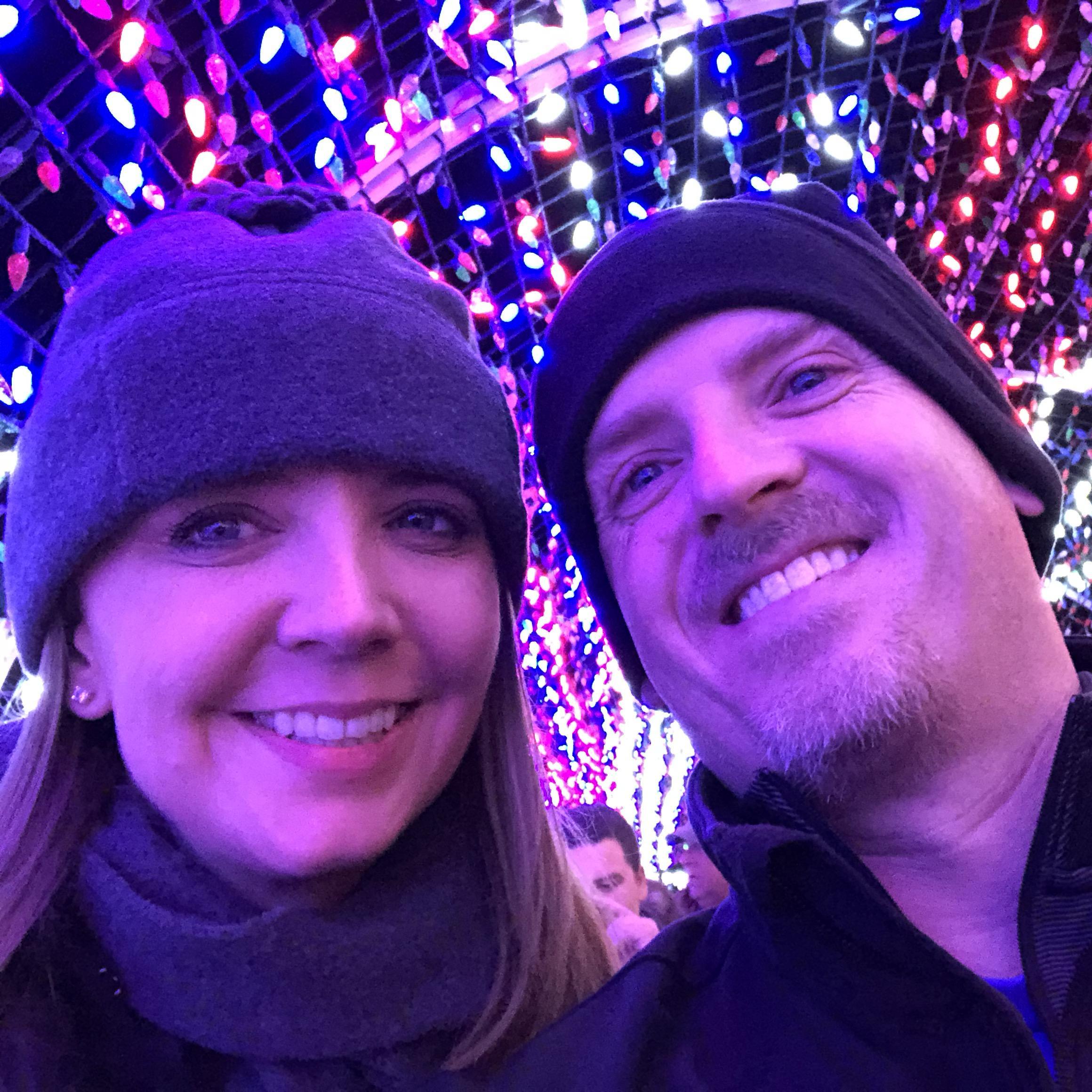 Bright lights at Christmas.....