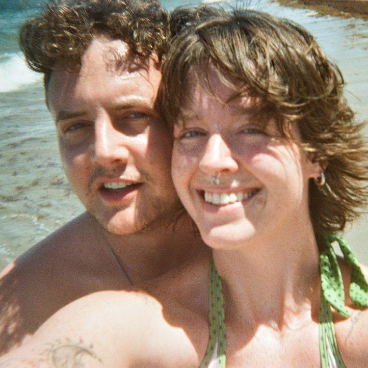 On the beach