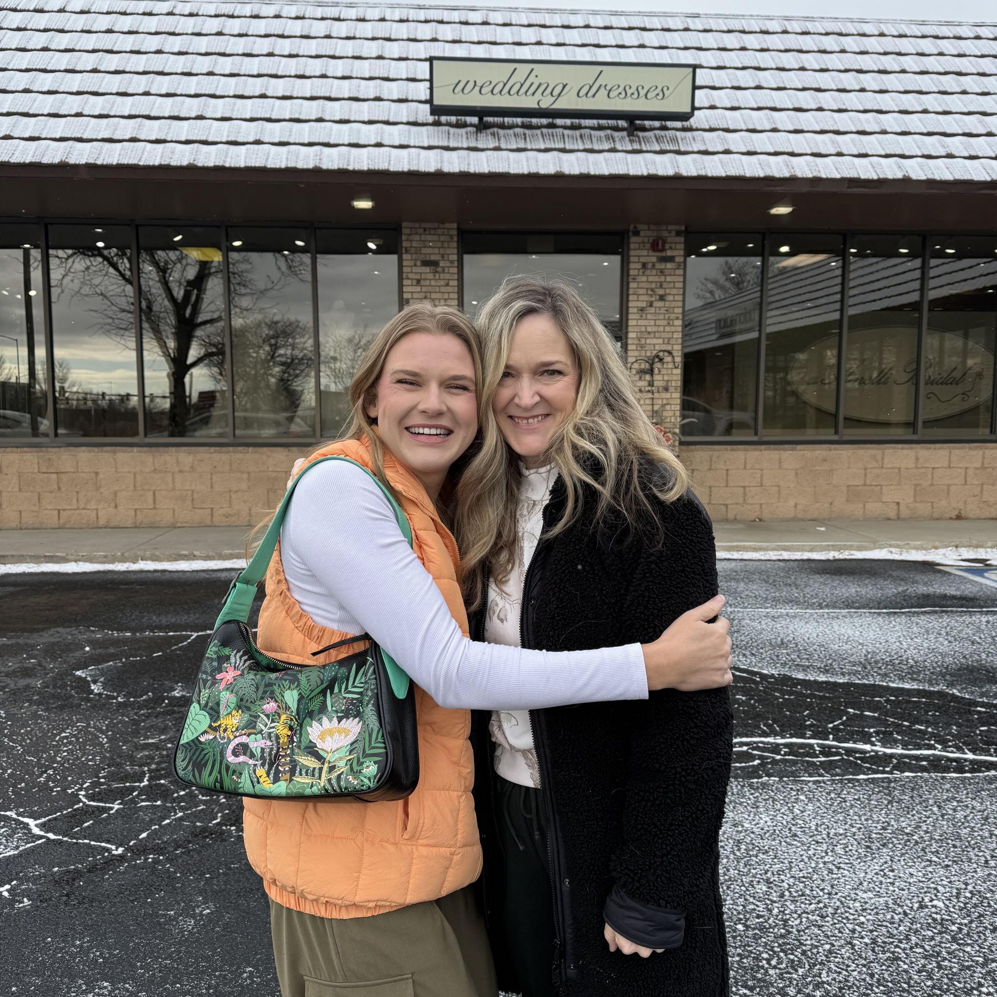 Veil shopping and dress reveal at D'Anelli Bridal with Mom, Paulette Kwaak over Thanksgiving weekend 2025!