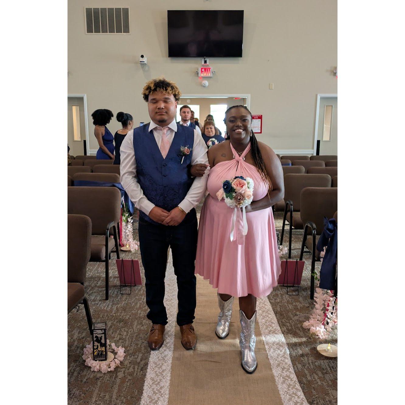 Matron of Honor and Best Man
