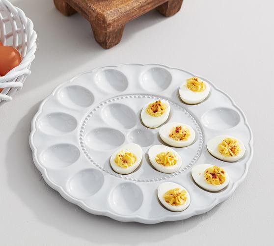 Marguerite Ceramic Egg Tray