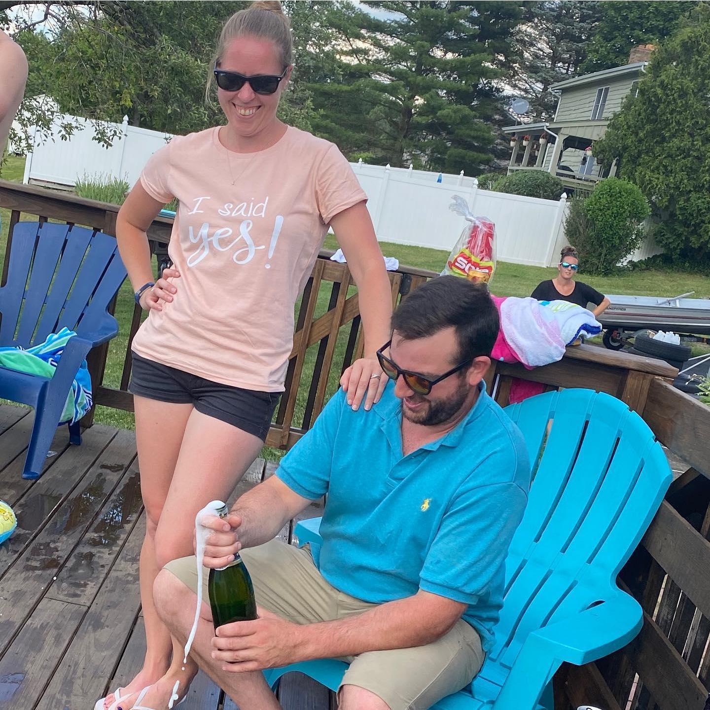 Celebrating the day I said yes!