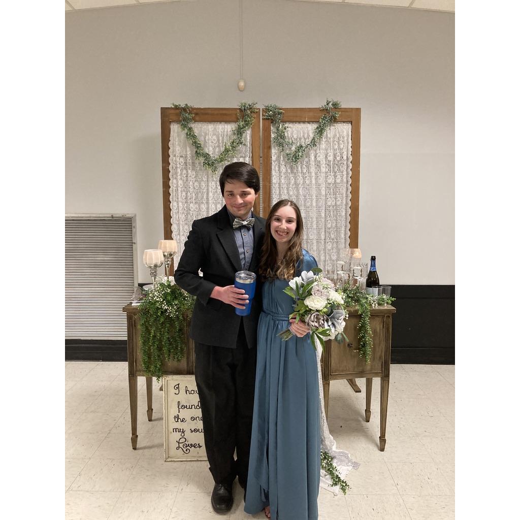 I caught the bouquet at Megan Fontenot's wedding the day before I got engaged... that worked fast!