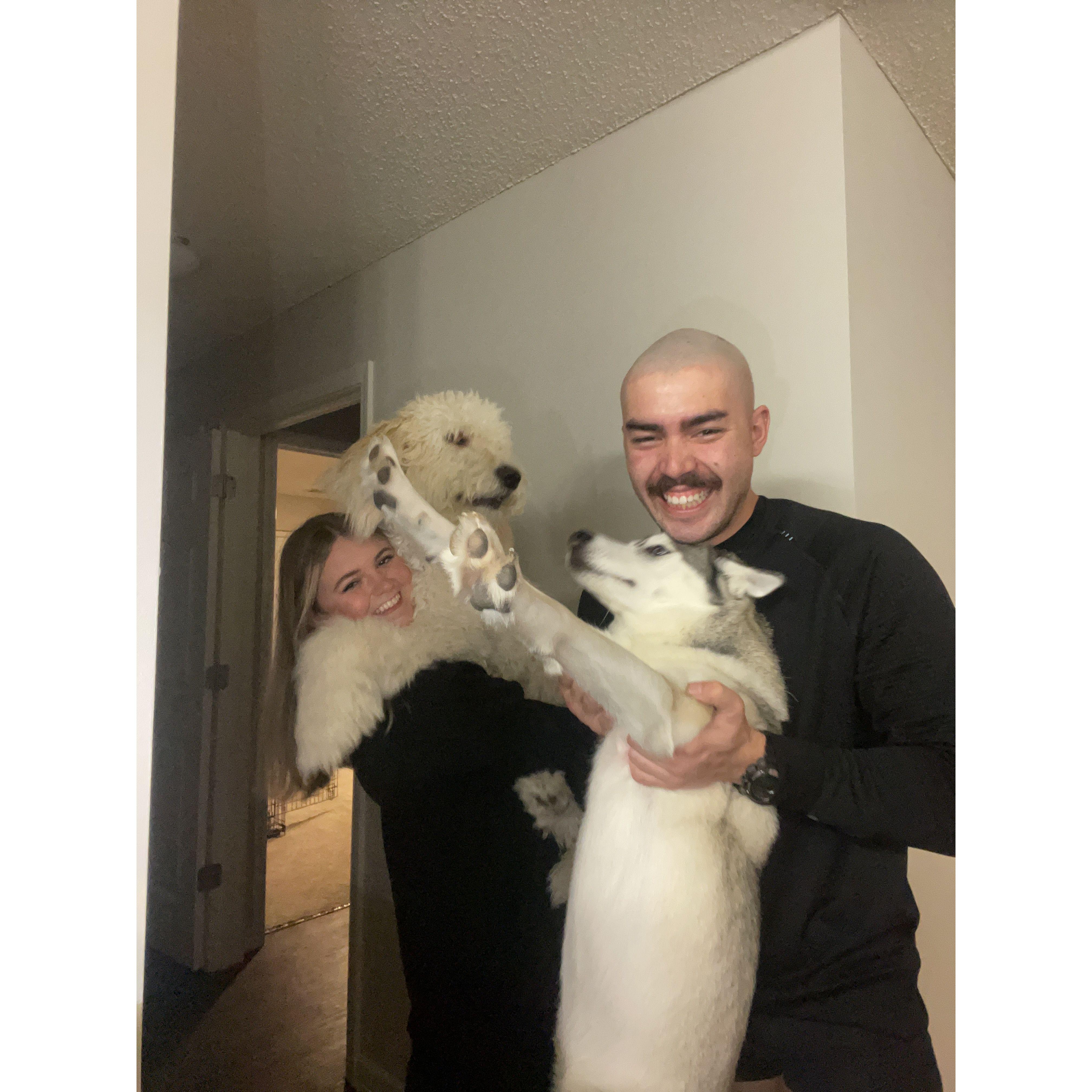 Our first anniversary