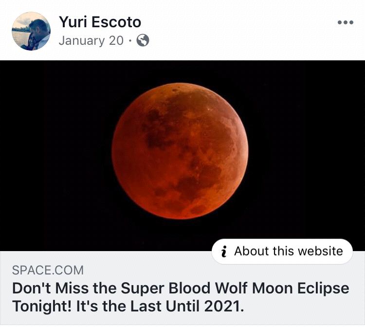 Our first kiss was 2 months after we met under a blood moon